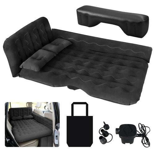 HNXKB SUV Air Mattress Camping Bed - Car Mattress Back Seat Portable Foldable Car Air Bed SUV Sleeping Pad Car Bed Mattress for Sedan SUV Truck, Full