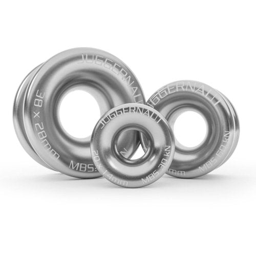 Omega Pacific Juggernaut Low Friction Ring – Arborist Gear for Tree Rigging, Climbing & Rope Redirect – Small, Medium, or Large – 30–98 kN MBS