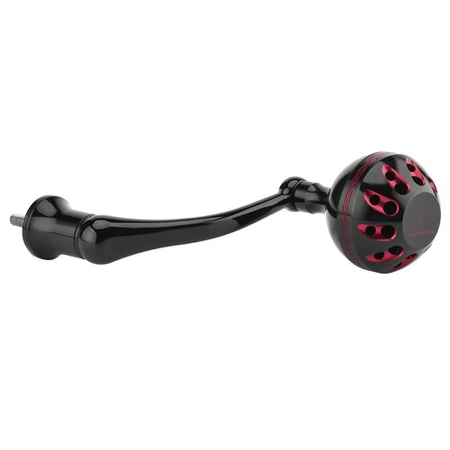 GOMEXUS Power Handle for Abu Garcia Revo Zata Spinning Reel (Black Red)