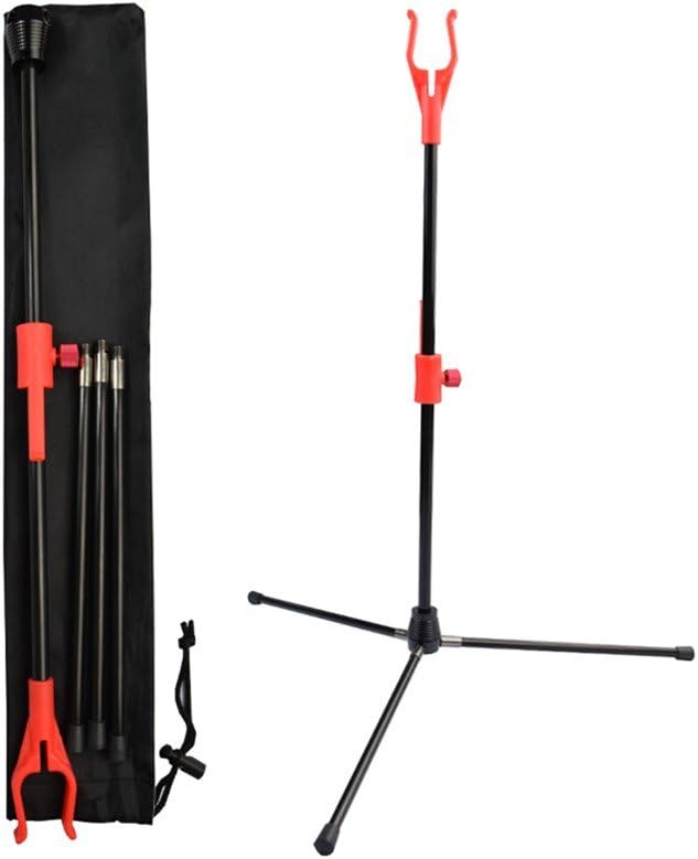 YLS Archery Bow Stand Recurve Bow Compound Bow Stand Rack Holder Legs 18.9" Height