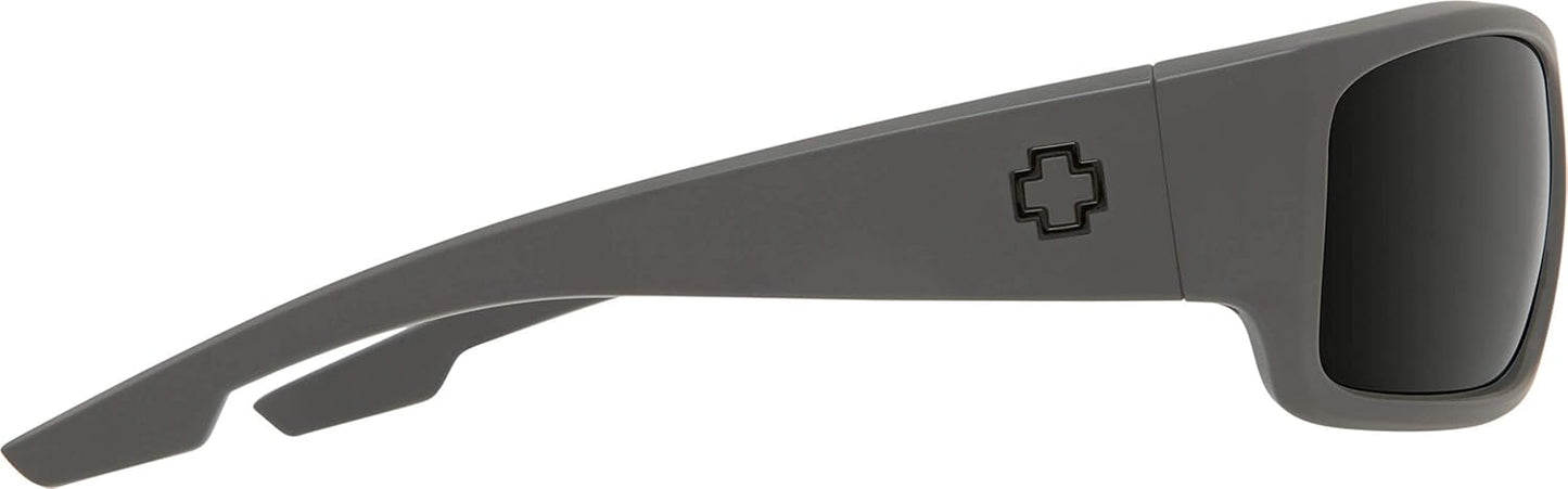 SPY Optic Piper, Rectangular Wrap Sunglasses, Color and Contrast Enhancing Lenses