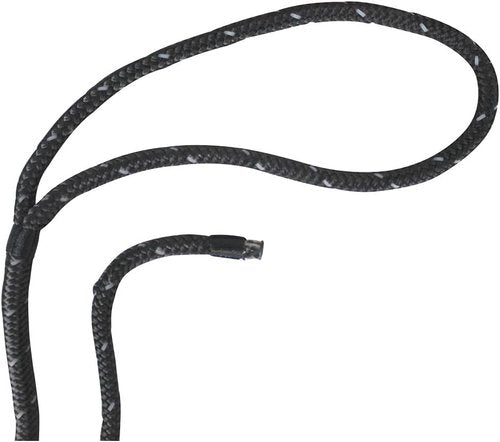 Extreme Max 3006.2481 BoatTector Double Braid Nylon Dock Line - 1/2" x 20', Black with Reflective Tracer