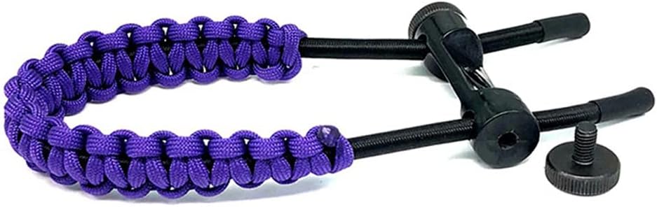ZSHJGJR Archery Bow Wrist Sling Braided Archery Adjustable Bow Strap Wrist Sling For Compound Bow Hunting Shooting