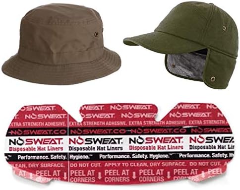 NoSweat Fishing & Hunting Hat Sweat Liner (6 | 12 | 25 Pack Options)