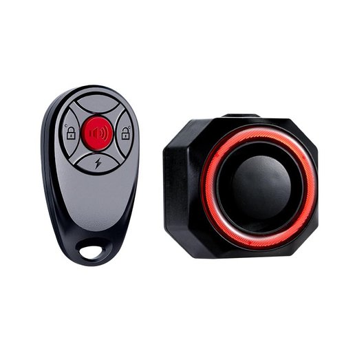 Multi-Functional Smart Bike Tail Light Alarm Bike Brake RED Light Auto ON/Off Anti Theft with Remote Waterproof Bicycle Alarm Rear Bike Light Bicycle Tail Light LED Rechargeable