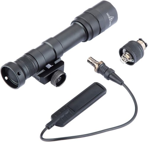 CPFIVE Tactical Flashlight Flashlight with Remote Pressure Switch Picatinny Mount