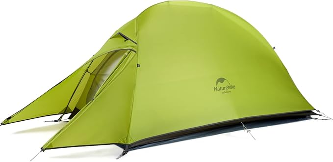 Naturehike Cloud-Up 1 Person Tent, Lightweight Backpacking Tents for One Man, Waterproof Ultralight One Person Tent for Camping Hiking Backpacking