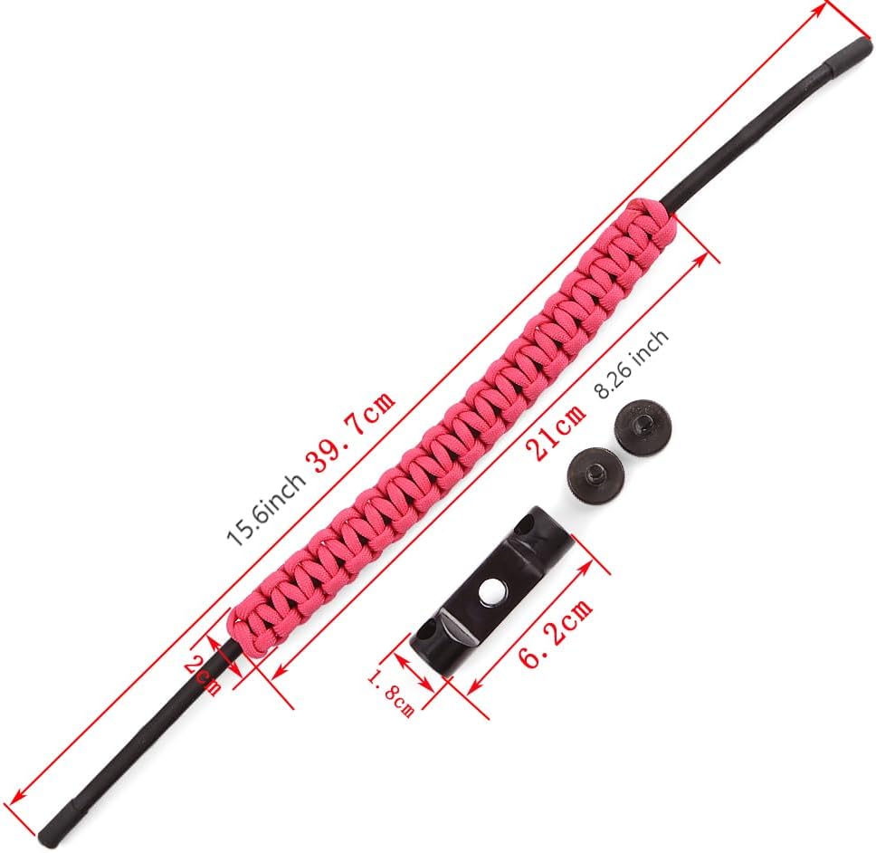ZSHJGJR Archery Bow Wrist Sling Braided Archery Adjustable Bow Strap Wrist Sling For Compound Bow Hunting Shooting
