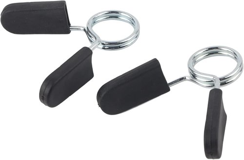 Dioche 1 inch Spring Clip Collars,2 Pcs Standard Barbell Clamps Spring for Smooth Dumbbell Handle or Standard Weightlifting Barbell, Wholesale Business