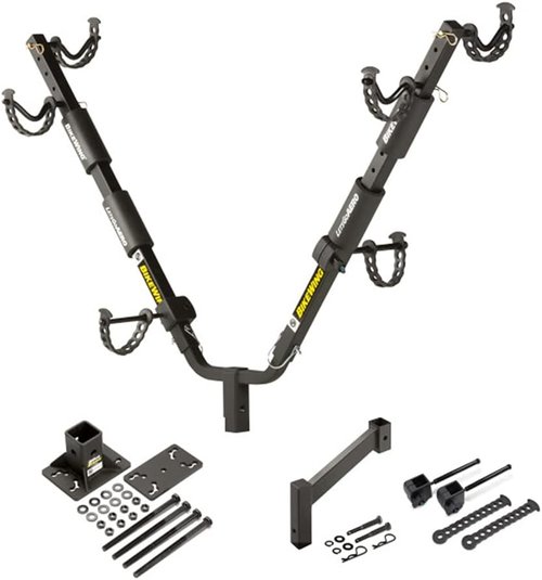 Let's Go Aero - 731138 Hitch-It Double Bike Carrier System Black