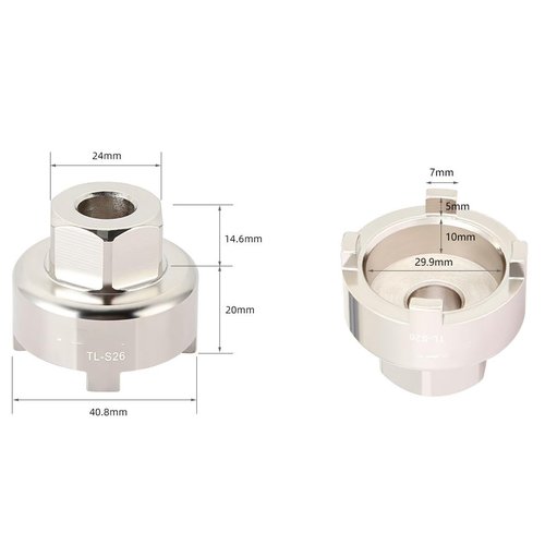 HOUSON bicycle flywheel remover, bicycle flywheel tool with 4 teeth for 16T 17T 18T BMX bike freewheels