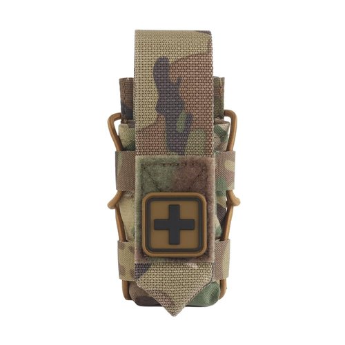 Shanyingquan Tourniquet Kit Pouch,Micro Compact MED MOLLE Pouch Trauma Kit Pack Rapid Deployment TQ Holder First Aid Bag, 12.3x5.3cm