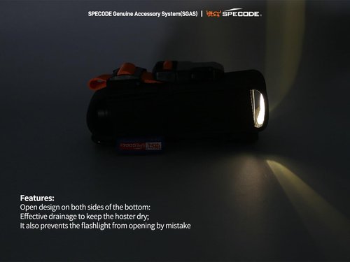 SPECODE Holster-Pro for Flashlight Case-HD25