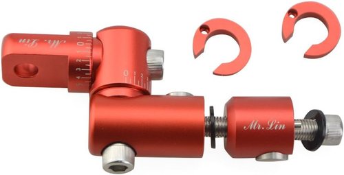 AMEYXGS Bow Rod Stabilizer Fully Adjustable Single Side V-bar Mount Quick Disconnect Sidebar Mount Pkg