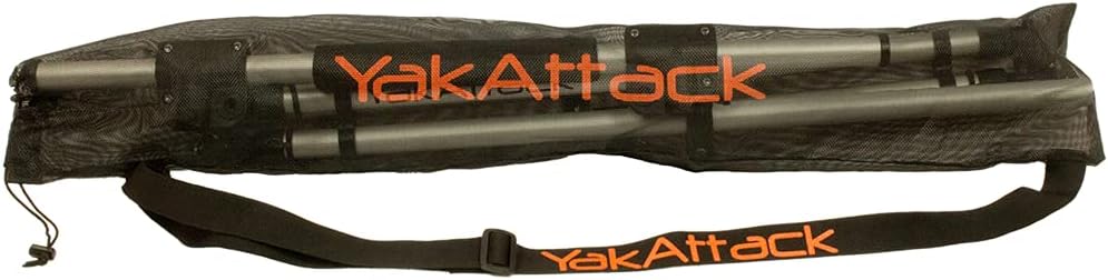 YakAttack CommandStand Universal Kayak Stand Assist Bar | Adjustable Width | Includes Paddle Holders & Accessory Mounts | Track or Flat Mount | Folding Frame | Made in USA