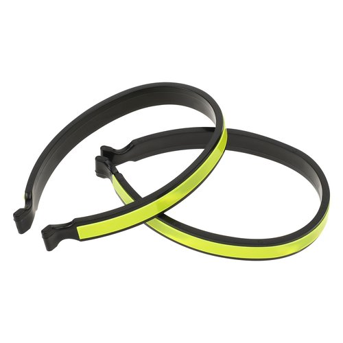 Psyqtsuary 2 Pcs Cycling Trouser Clips, Ankle Cuffs, Cycling Ankle Safety Band Reflective Bicycles Clip Pant Leg Cuff Clip Cyclings Trouser Wrap Clips (Fluorescent Green)