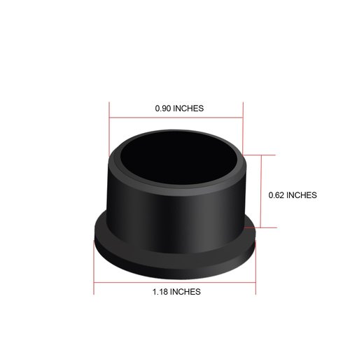 aiGear CNC Machined Walking Stick and Anti Skid Rubber Tip 8 Pack