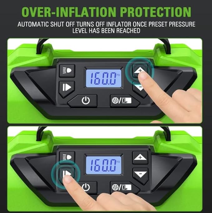 Greenworks 24V 3pcs Brushless Power Tool Combo Kit,Cordless Car Jack,Tire Inflator, Impact Wrench, Includes 4.0Ah Battery & Charger