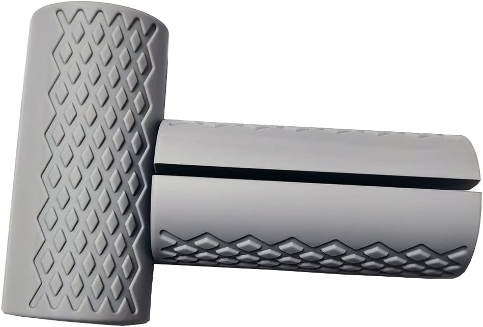 Weight Bar Grips Fit Standard Barbell, Dumbell Handles, Thick Bar Training Adapter for Weightlifting & Cable Attachments Fitness Training Rope Grips for Body Arm Forearm Builder Strength