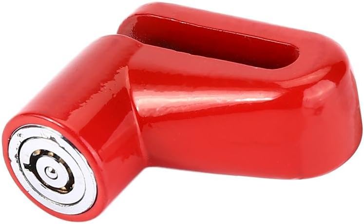 Tbest Disc Brake Lock Mini Anti-Theft Wheel Security Lock with Plastic Frame & Keys for Mountain Road MTB Bike Cycling Rotor Disc Brake Wheel Lock 3 Colors