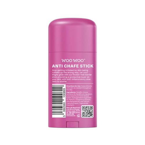 WOOWOO Anti-Chafe Stick with Aloe Vera and Shea Butter, 50 ml
