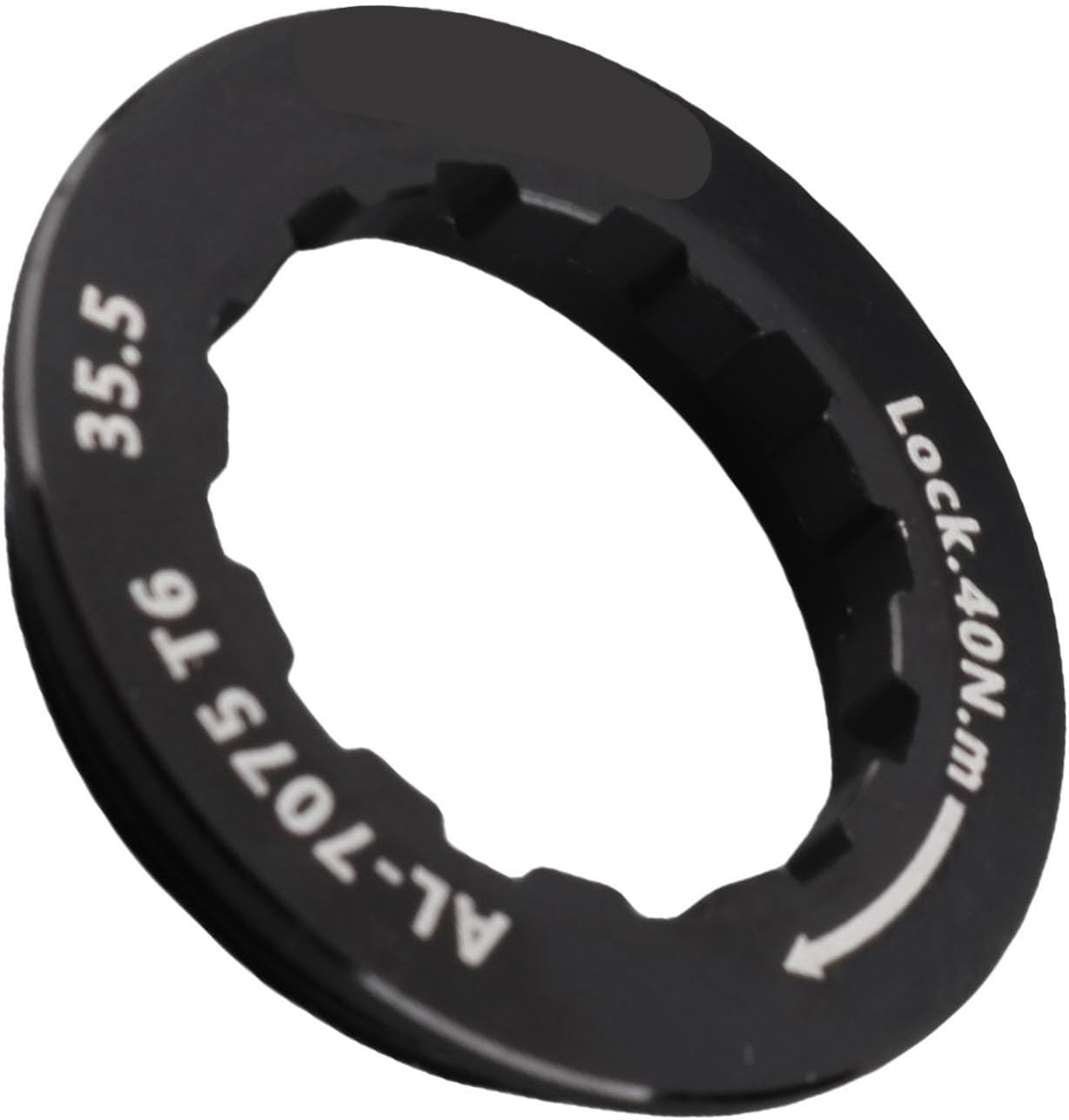 VGEBY Lock Ring Cassette, Cassette Lockring for 7-11 Speed Mountain Bike (Black)
