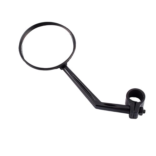 Black Adjustable Rear View Mirror Handlebar Riding Safety Wide View Convex Mirror for Motorcycle,Bicycles and Spare Parts