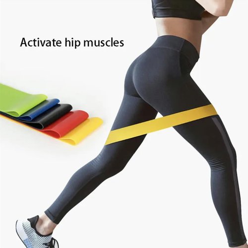 PCSCER 5 Resistance Levels Fitness Resistance Bands for Home Fitness Yoga Chest Expander Elastic Muscle Training, Rubber Bands Sports Elastic Bodybuilding (Multi)