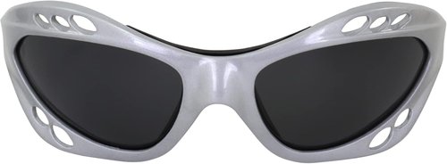Birdz Eyewear Seahawk Polarized Sunglasses for Watersports Jet Ski Surfing Kayaking 3 Pairs Black & Silver Frames w/Smoke Lenses & Black Frame w/Blue Lens