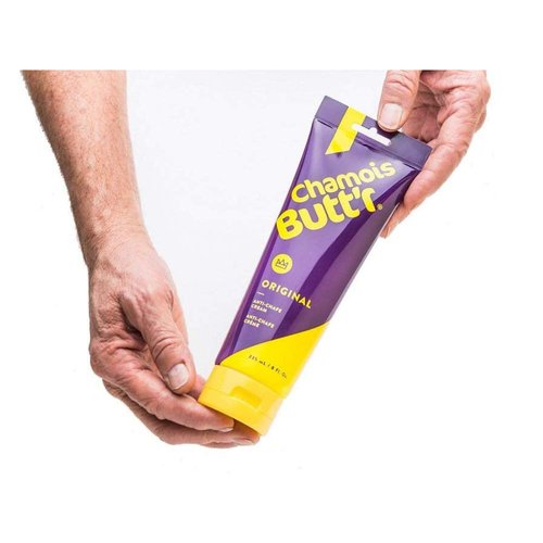 Chamois Butt'r 2 Pack Original Anti-Chafe Cream, Non-Greasy, Improve Comfort 8 oz Tube Bundle with Lumintrail Measuring Spoon Set