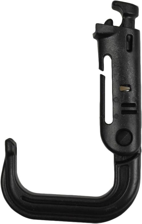 Jadedragon Multipurpose Tactical 360 Rotation D-Ring Clips/Locking Carabiner/Hydration Tube Clips/Elastic String Strap Management Tool for MOLLE Webbing Attachment Backpacks