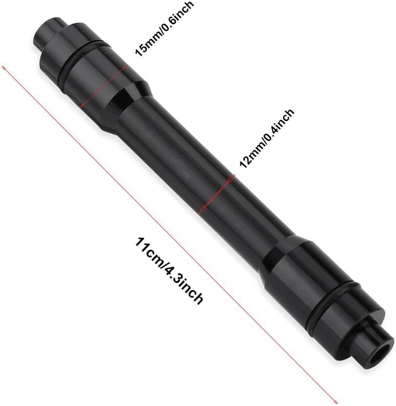 Wheel Fork Axle, 15mm Front Thru Axle to 9mm Quick Release Skewer Adapter Conversion Adapter Tool for Mountain Bicycle