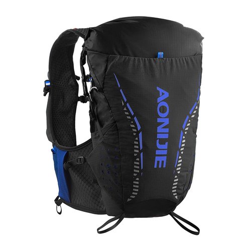 BlueField Large Hydration Pack Backpack 18L Running Multifunctional Hiking Backpacks Climbing Hydration Daypack Lightweight for Women and Men (Black,ML)