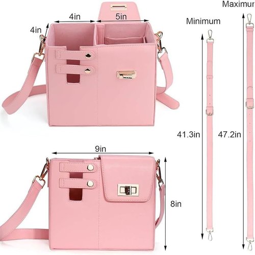 2025 New Stanley Purse Cup Holder Bag Crossbody Water Cup Storage Bag Portable Cups Purses Stanley Cup Purse Holder 40 Oz (Khaki)