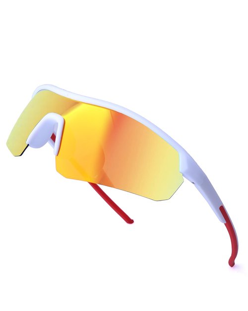 FIMOSON Kids Sunglasses Youth Baseball Sunglasses Polarized Sports Cycling Shades for Boys Girls Lightweight Frame UV400 Protection