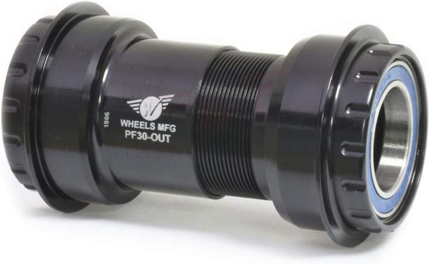 Press Fit 30 Outboard Bottom Bracket with ABEC 3 Bearings by Wheels Manufacturing