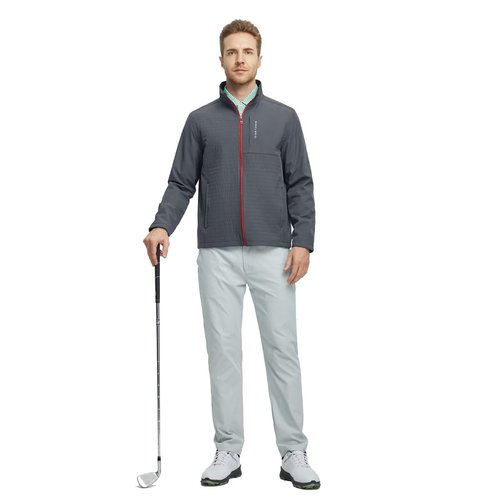 M MAELREG Work Jackets for Men Zip Up Lightweight Fall Winter Pockets Hiking Water-Repellent Softshell Jacket Men