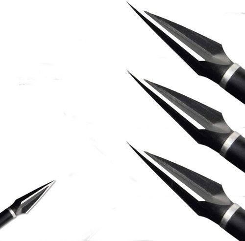 Archery Broadheads 150 Grain Traditional Hunting Arrow Head for Compound Bow,Pack of 6