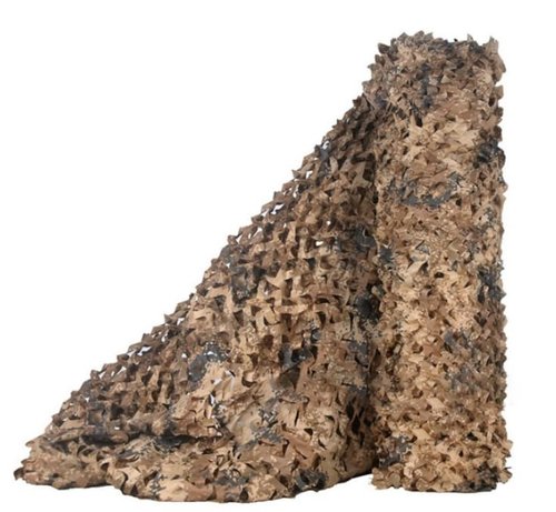 SETLUX Camo Netting 3x3m, 3x4m, Camouflage Netting, Bulk Roll Camo Net for Hunting Blind Shooting Military (Desert, 3m*3m)