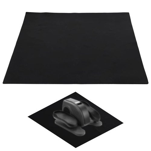 Anti-Slip Mat for Ellipse Leg Exercise Machine, 23.54x21.57 Inches Stable Exercise Equipment Mat for Under Desk Elliptical Machine Perfect for Home Workout Protect Floor