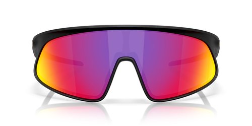 Oakley OO9484D RSLV Rectangular Sunglasses, Matte Black/Prizm Road, 49 mm