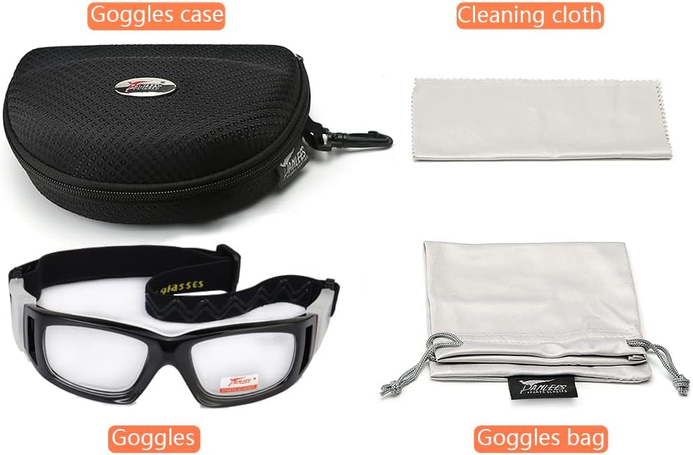 PELLOR Sports Goggles Eyewear Safety Protective Glasses for Soccer Basketball Motorcycle Outdoor Sports