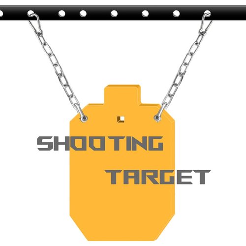 KNUOPYT Heavy Duty Stainless Steel Chain 550LB Capacity for Hanging Shooting Targets Punching Bags, Including 2 Chain, 2 D-Shackle, 2 Carabiners (4MM, Thicknee)