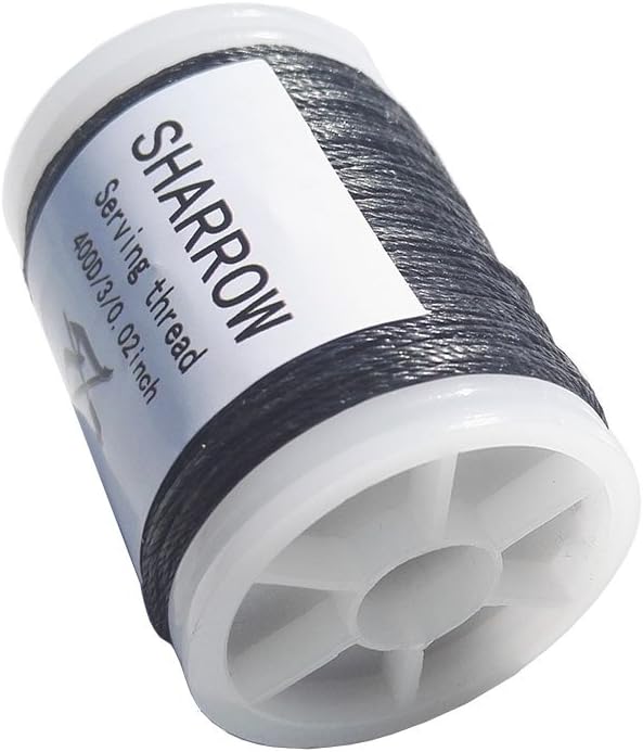 SHARROW 131 yard/120 m Archery Bow String Serving Thread Durable Nylon Bowstring Serving Thread for Compound Recurve Bow Tying Peep Sight Nock Point