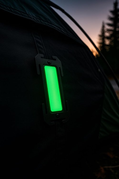 ONE Shear® Glow in The Dark MOLLE Emergency Identifier – Tactical 1 inch Web Gear Attachment for Outdoors, First Responders & EDC 2 Pack