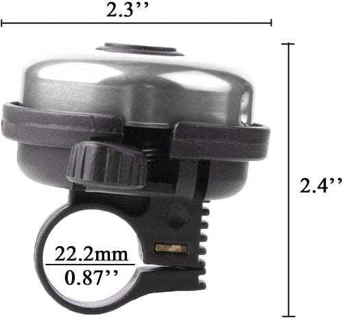 Aluminum Bike Bell, Loud Sound Bicycle Bell for Adults Kids Girls Boys