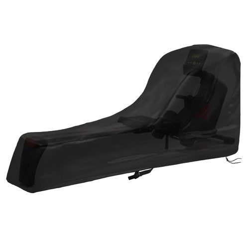 MUTUSHI Rowing Machine Cover Concept 2 Rower Accessories Waterproof Dustproof Fitness Equipment Cover Fit for Concept 2 Rowing Machine 95" L x 24" W x 40" H Black