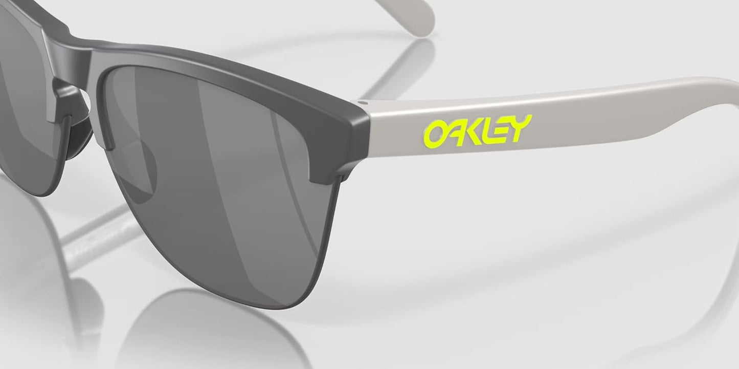 Oakley Frogskins Lite Sunglasses Matte Dark Grey with Prizm Black Lens