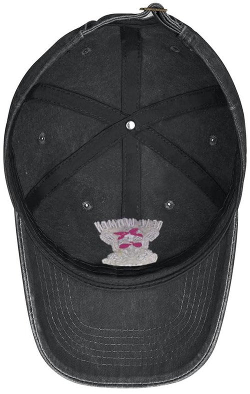 Motorcycle Accessories for Women, Real Women Ride Bikes Skull Cap, Cool Cycling Baseball Cap, Mothers Day Christmas Birthday Gifts for Biker Mom Black
