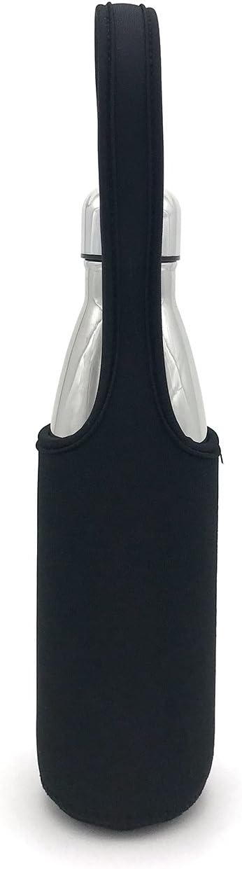 Wanty Neoprene 17 Oz Insulated Water Drink Bottle Cooler Carrier Cover Sleeve Tote Bag Pouch Holder Strap for Climbing Cycling and Running Outdoor Activities